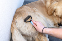 Undercut rakes and furminators