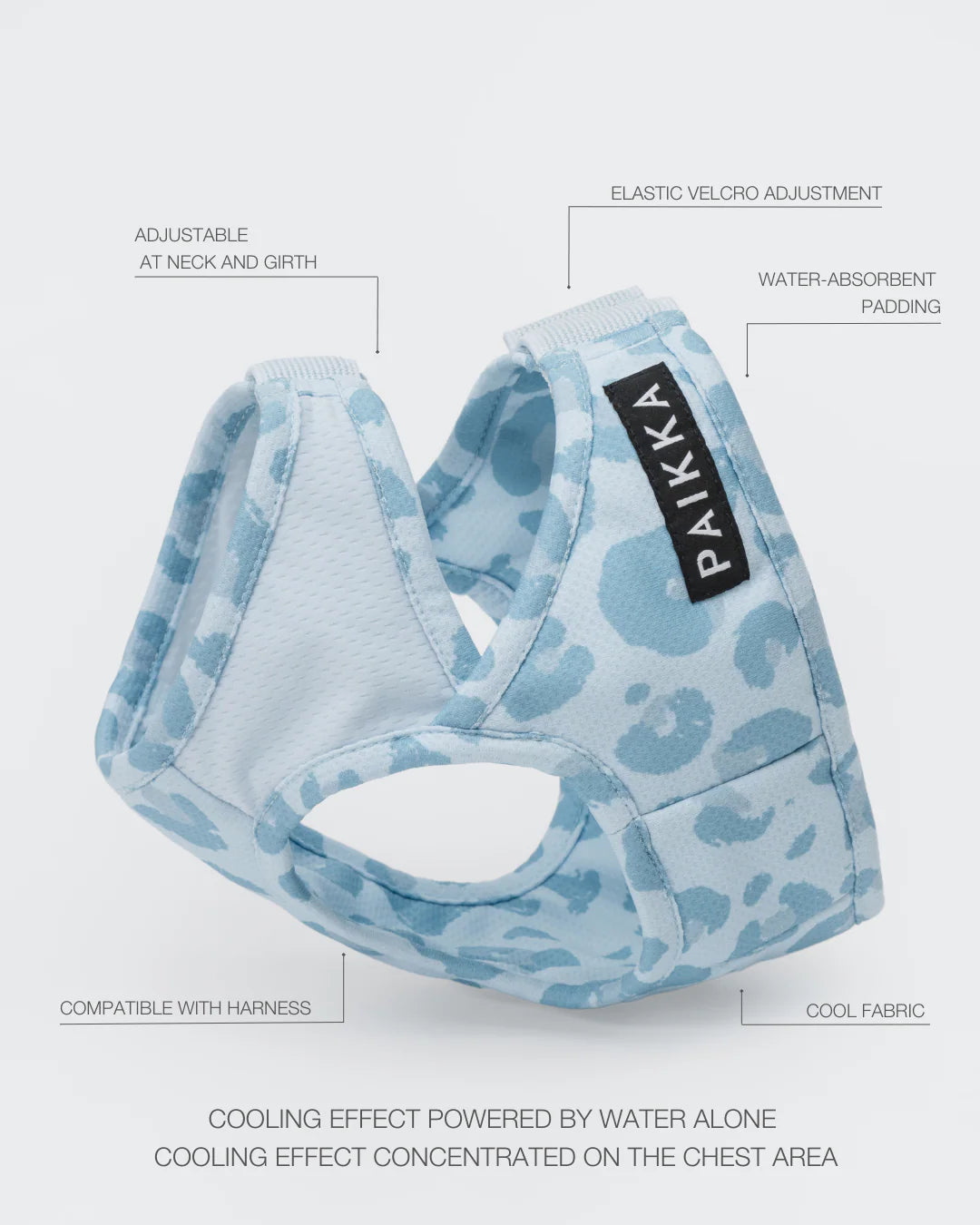 Chladící vesta pro psy Paikka - leopard