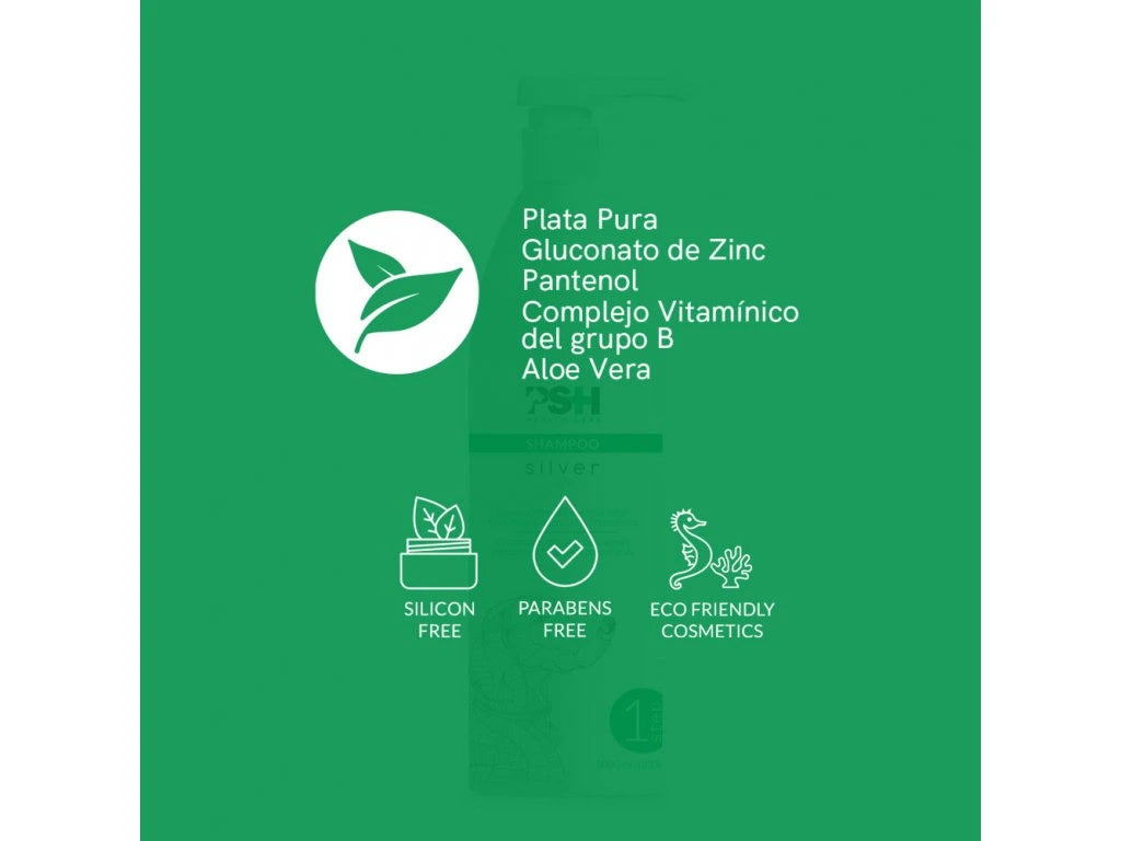PSH – Pure Silver Shampoo – for infectious, fungal or parasitic dermatoses 300 ml