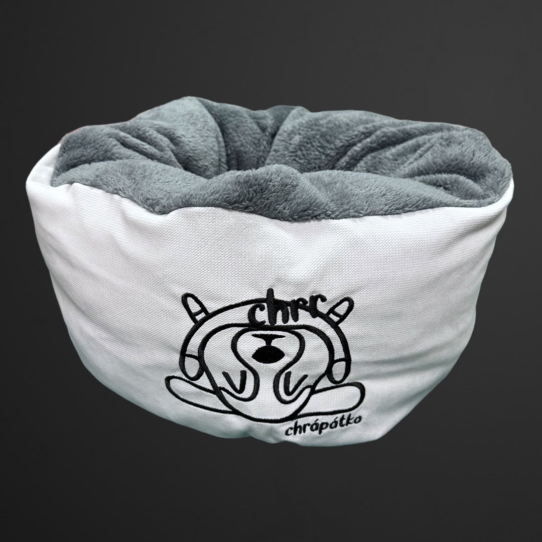 Dog bed Snore MUPFEL White Grey