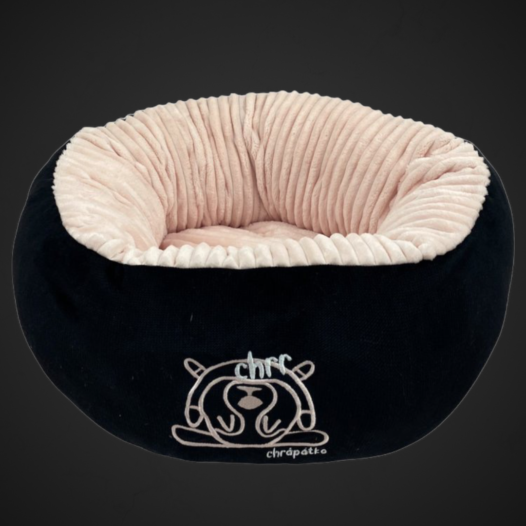 Dog bed Snore MUPFEL Black Apricot