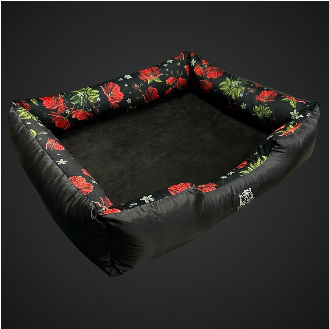 Poppies dog bed