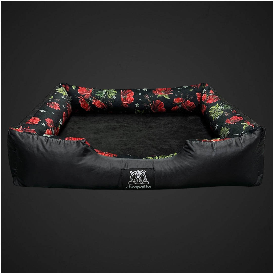 Poppies dog bed