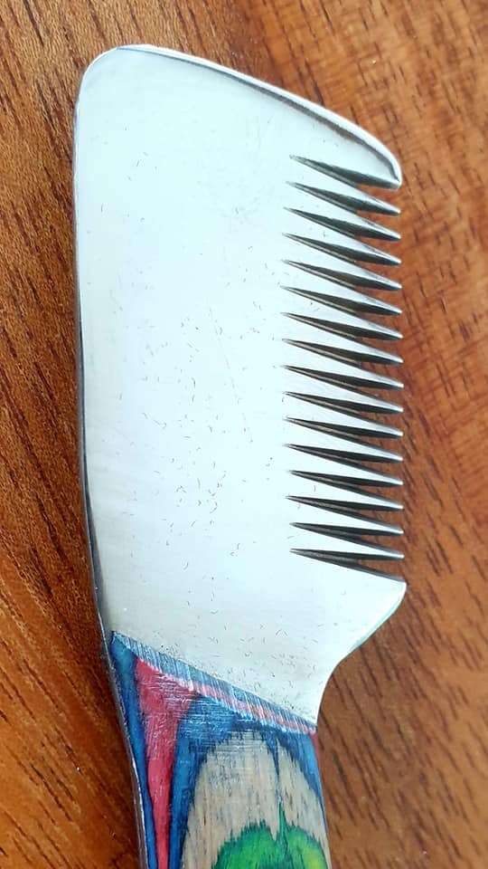 Profesionální trimovací nůž GroomerDK Rainbow – coarse