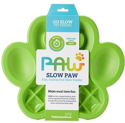 Paw Slow Feeder zelená