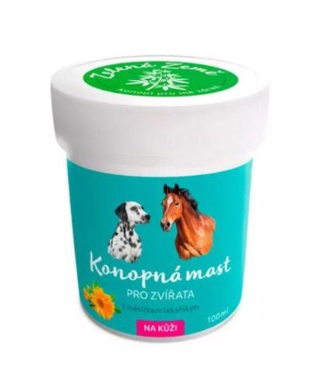 Hemp skin ointment for animals