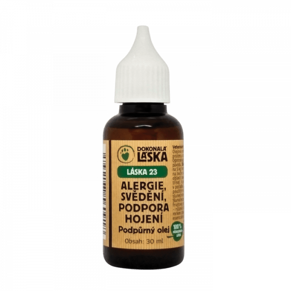 Dokonalá láska - Alergia, hojenie, svrbenie - Podporný olej 