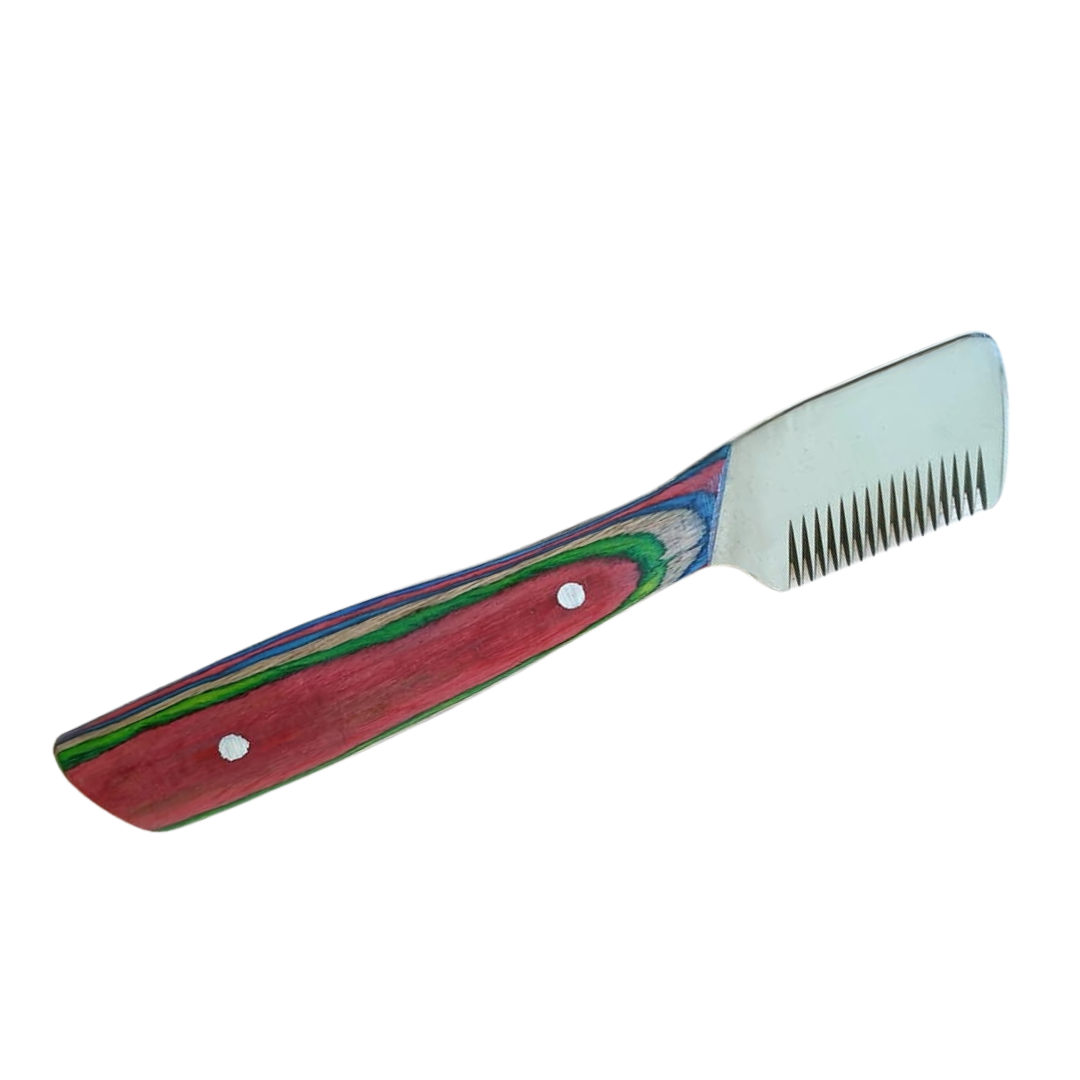 Dánský trimovací nůž GroomerDK – Rainbow edice (MEDIUM)