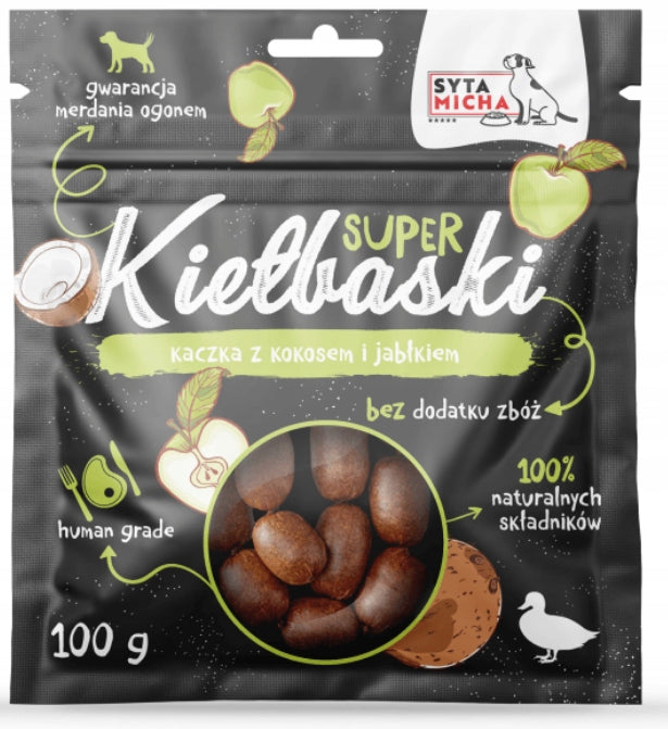Syta Micha kachní klobásy kokos jablko 100 g