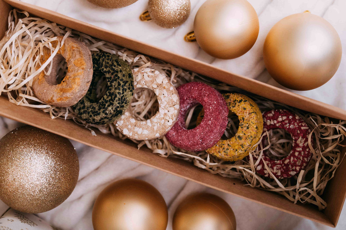 Vánoční balení donutů