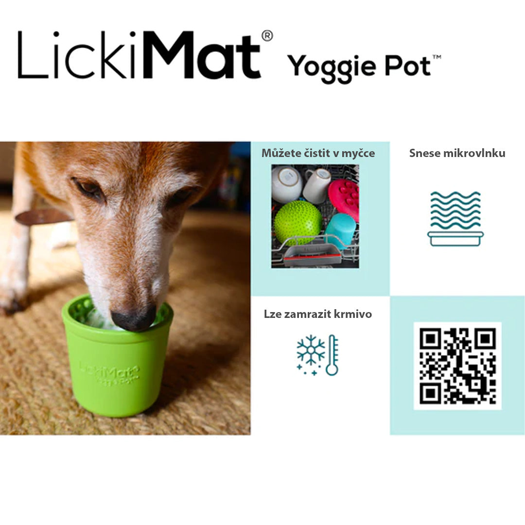 LickiMat Yoggie Pot - lízací kelímek