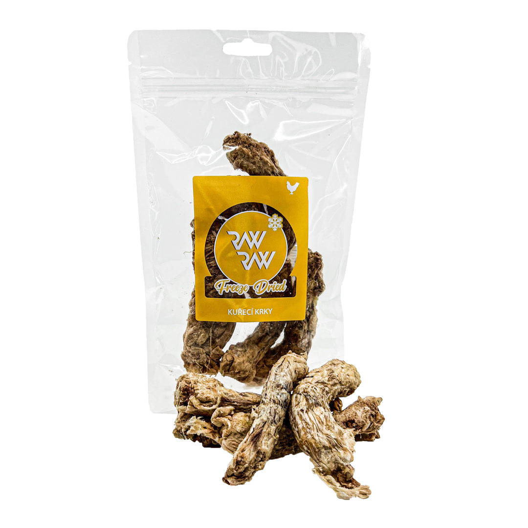 RAW RAW Freeze Dried Kuracie krky 60g