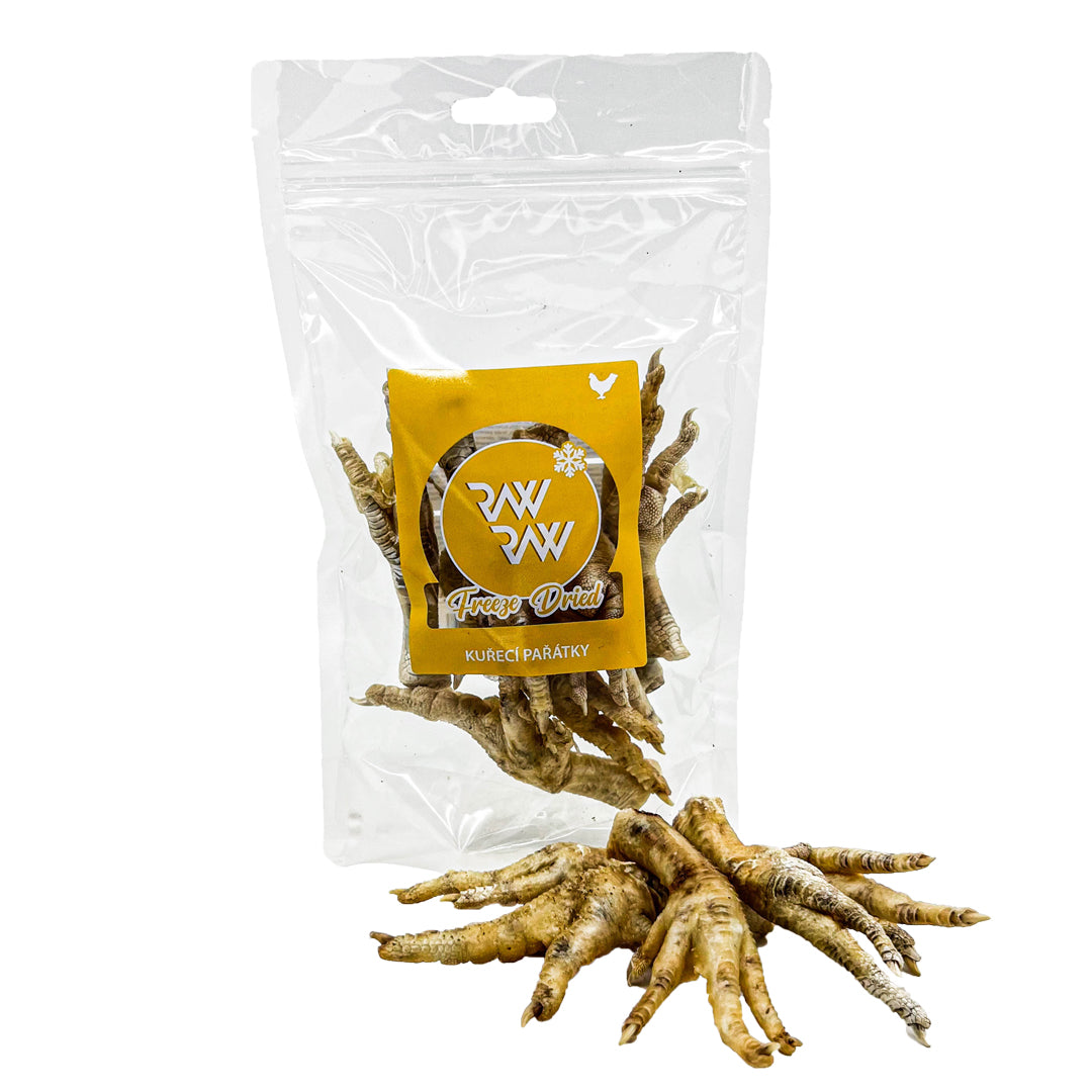 RAW RAW Freeze Dried Kuřecí pařátky 60g