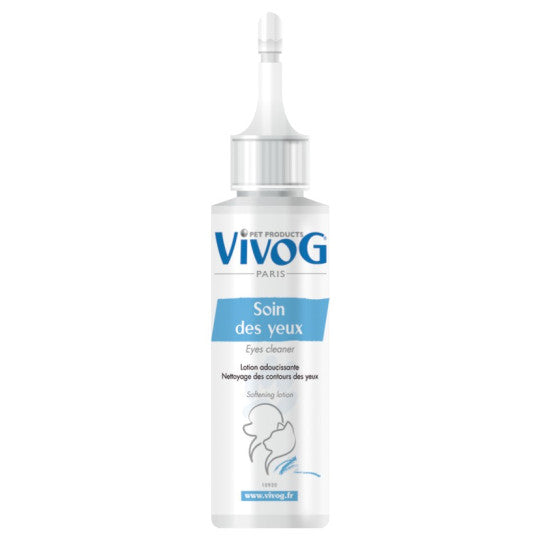 Vivog Čisticí oční mléko pro psy a kočky – s chrpovou vodou a vilínem (120 ml)