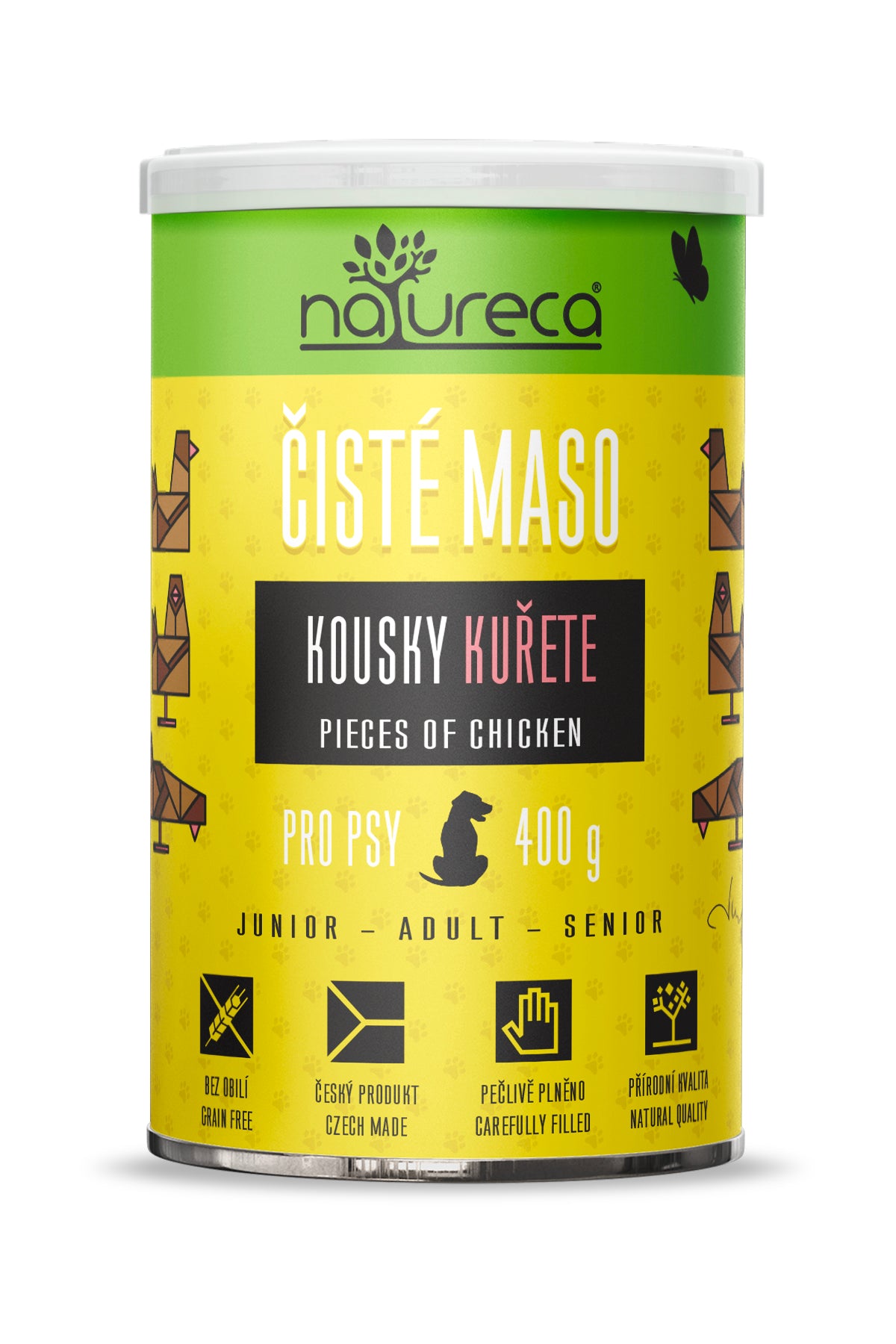 Konzerva Natureca - Kousky kuřete 400g