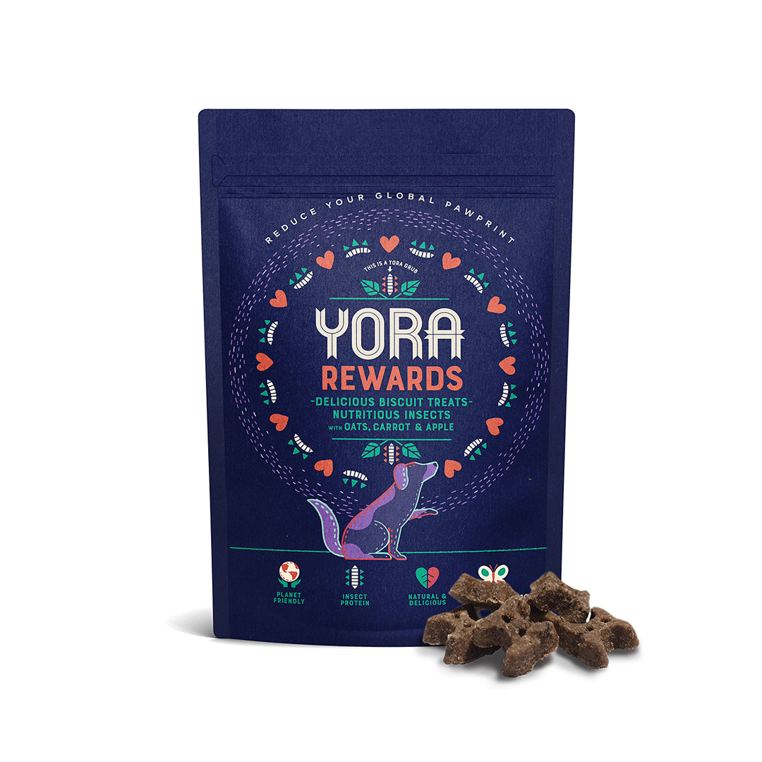 YORA Dog pamlsky z hmyzu Rewards proteinové 100g